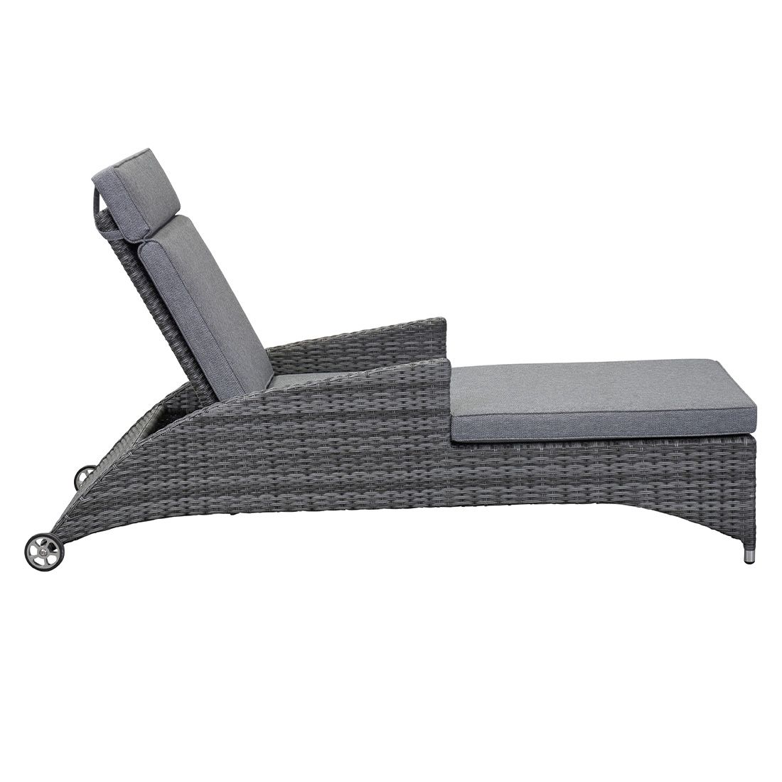 LC Garden Vivera Gartenliege Aluminium/Geflecht