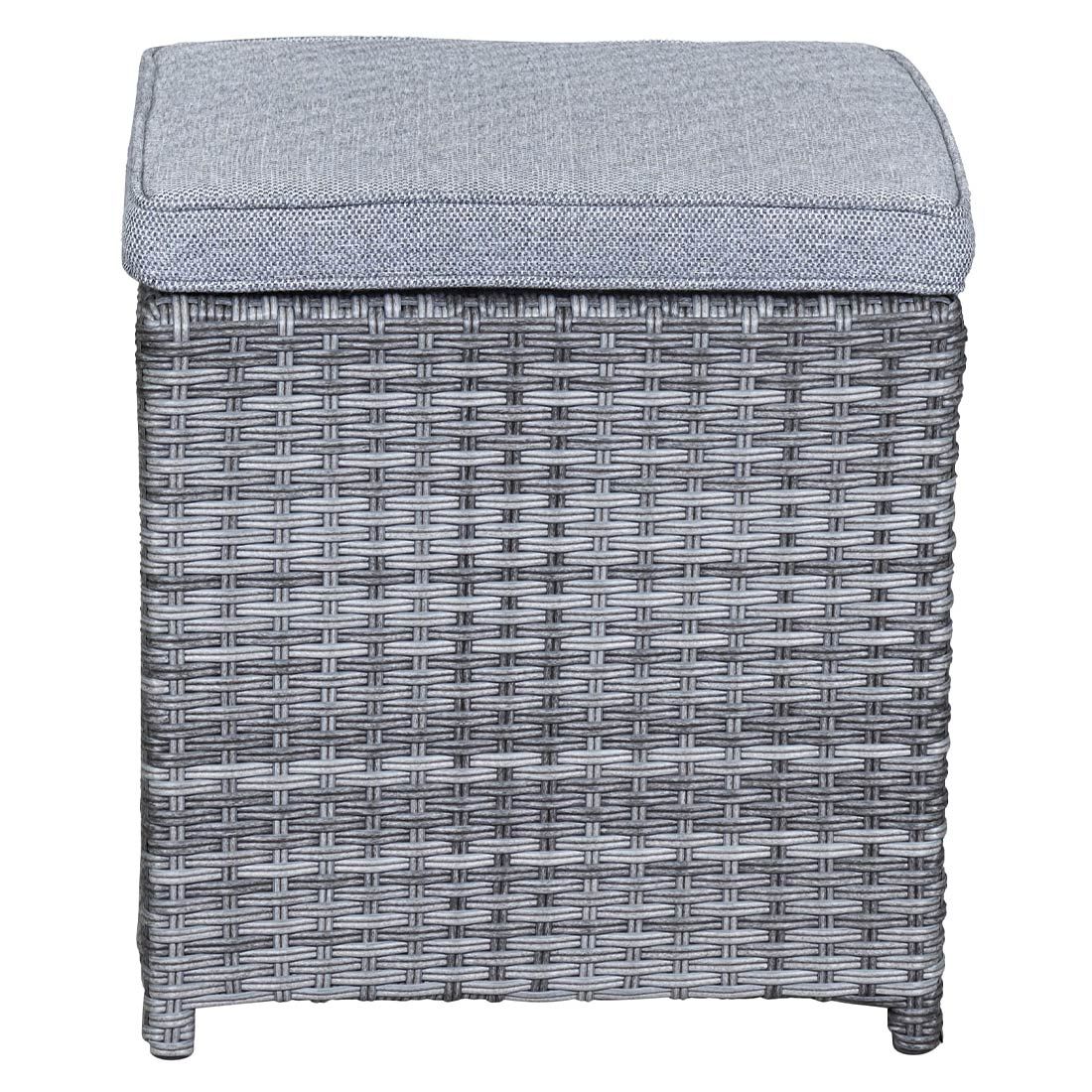 LC Garden Vivera Loungehocker Aluminium/Geflecht