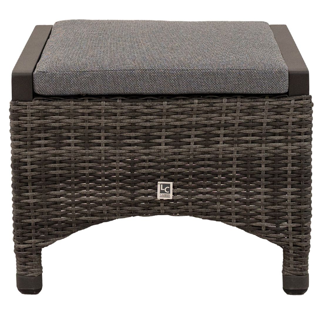 LC Garden Vivera Gartenhocker Aluminium/Geflecht