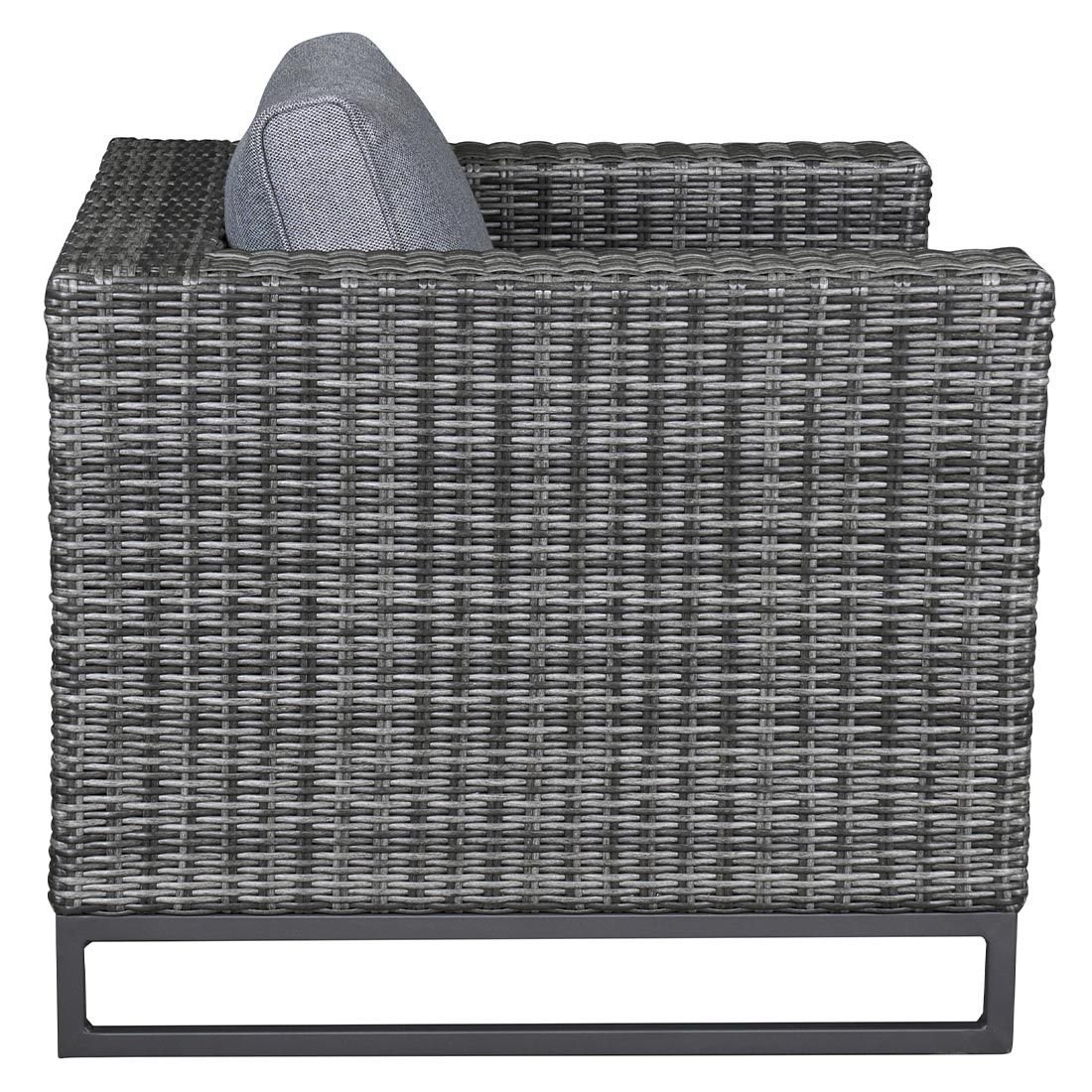 LC Garden Vivera Loungesessel mit Kufen Aluminium/Geflecht