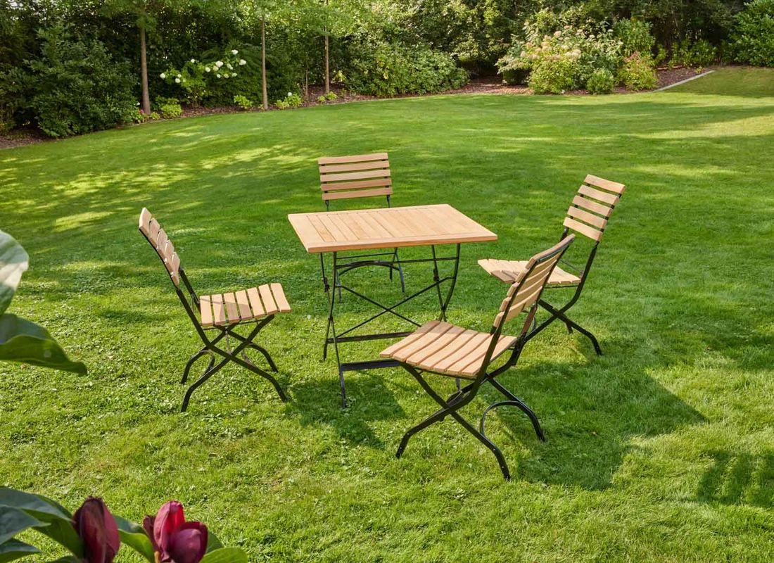 LC Garden Wimbledon Biergartentisch Stahl/Teak