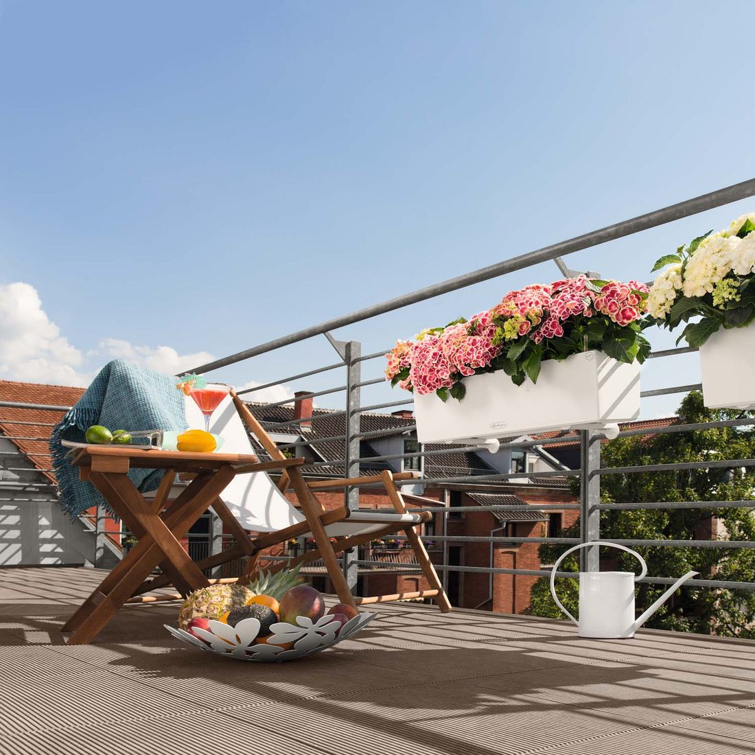 Lechuza Balconera Color 80 Pflanzgefäß 80x19cm Kunststoff