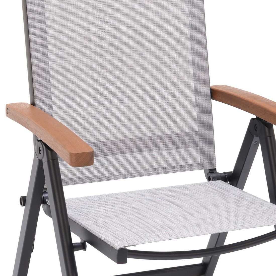 LifestyleGarden Calanda Klappsessel verstellbar Aluminium/Textilene