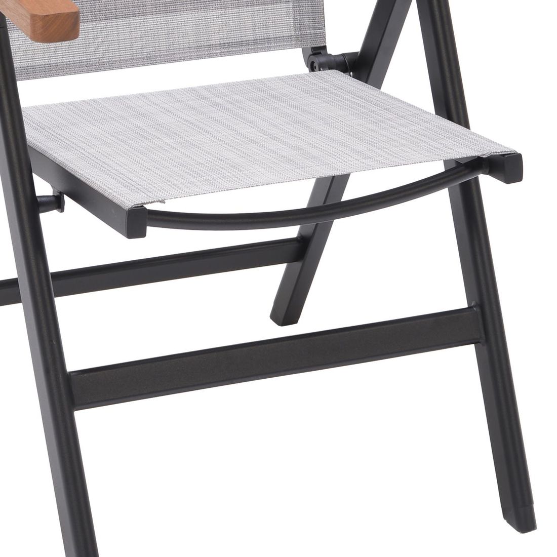 LifestyleGarden Calanda Klappsessel verstellbar Aluminium/Textilene