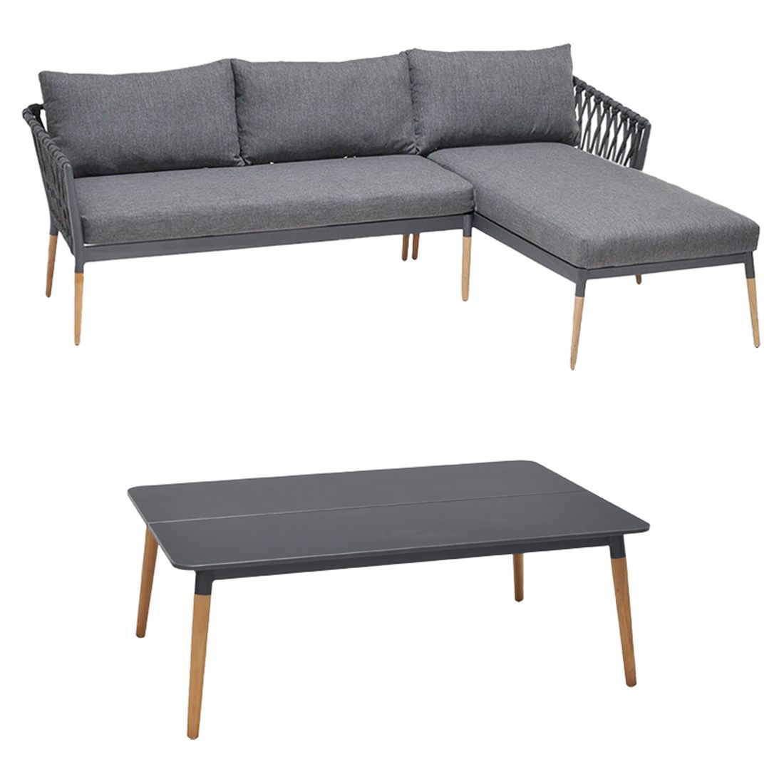 LifestyleGarden Ipanema Ecklounge Aluminium/Olefin