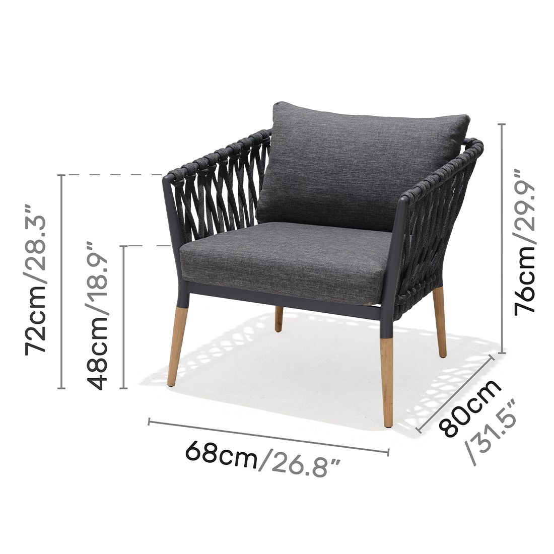 LifestyleGarden Ipanema Loungeset Teak/Olefin