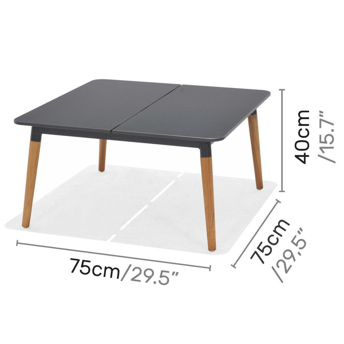 LifestyleGarden Ipanema Loungeset Teak/Olefin