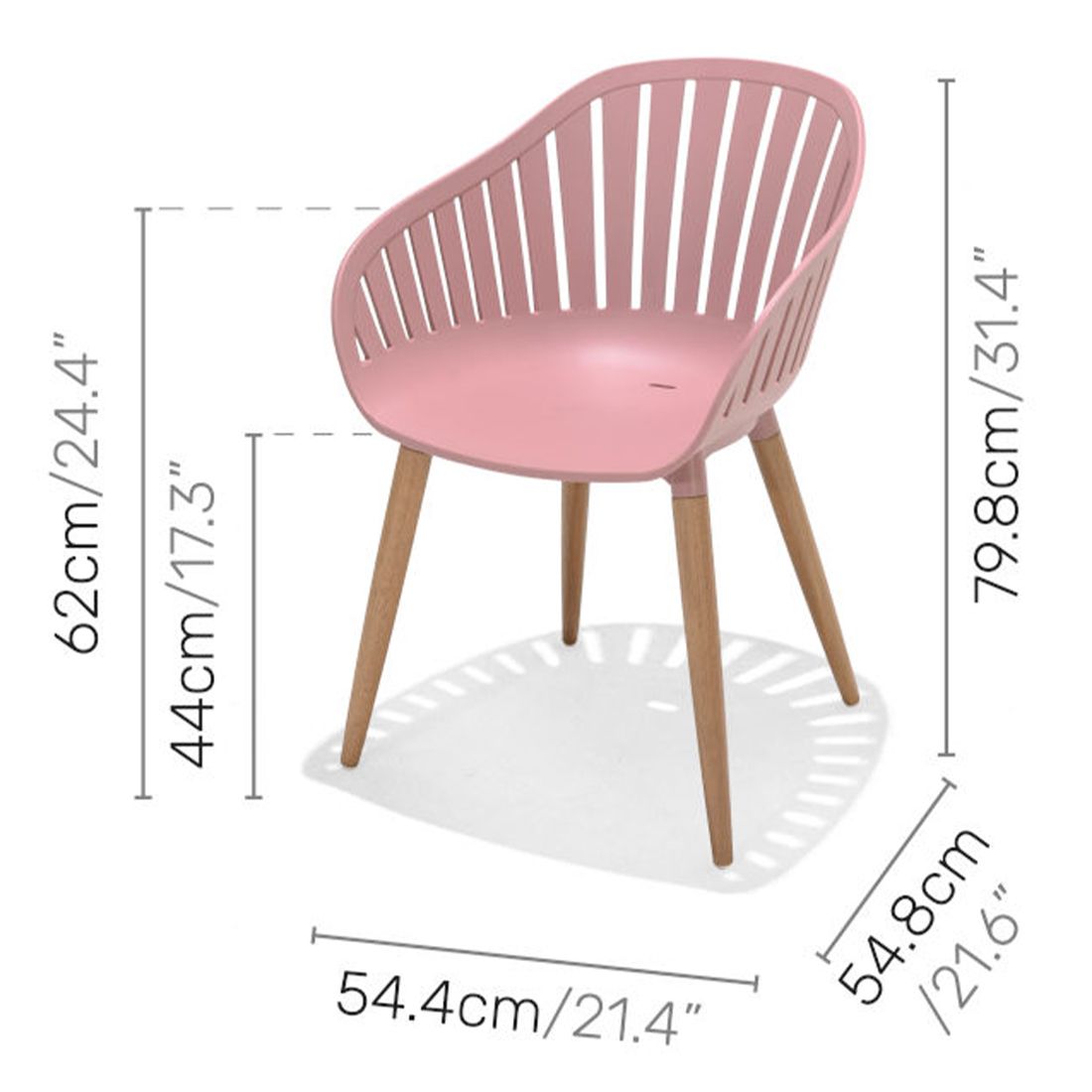 LifestyleGarden Nassau Gartenmöbel-Set S (2 Plätze) Tisch 70x70cm