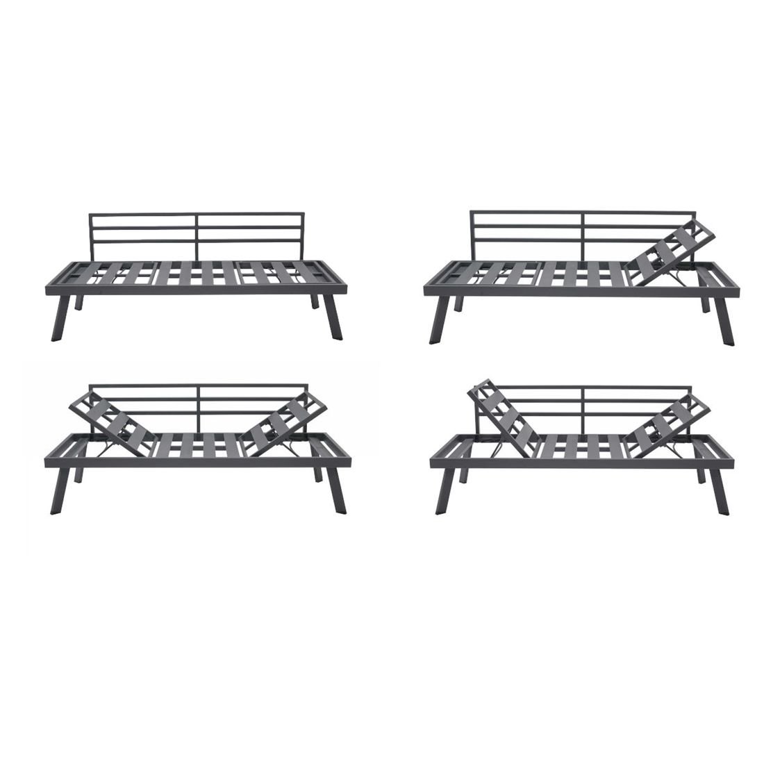 LifestyleGarden Opal Gartenmöbel-Set L (6 Plätze) Tisch 220x90cm