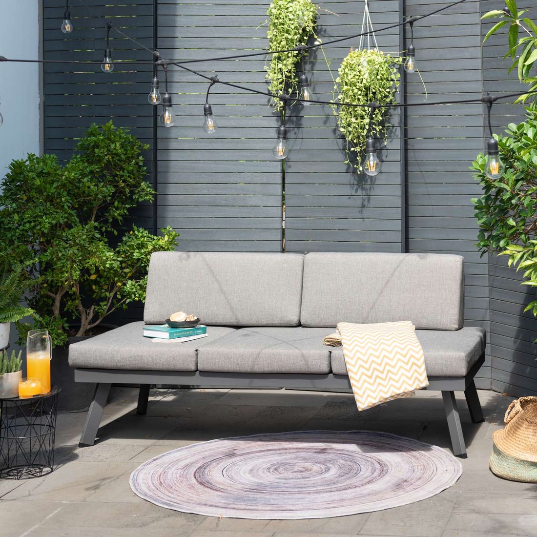 LifestyleGarden Opal Gartensofa Aluminium/Olefin