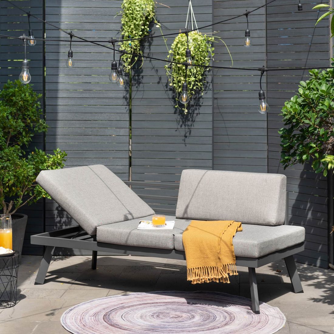 LifestyleGarden Opal Gartensofa Aluminium/Olefin