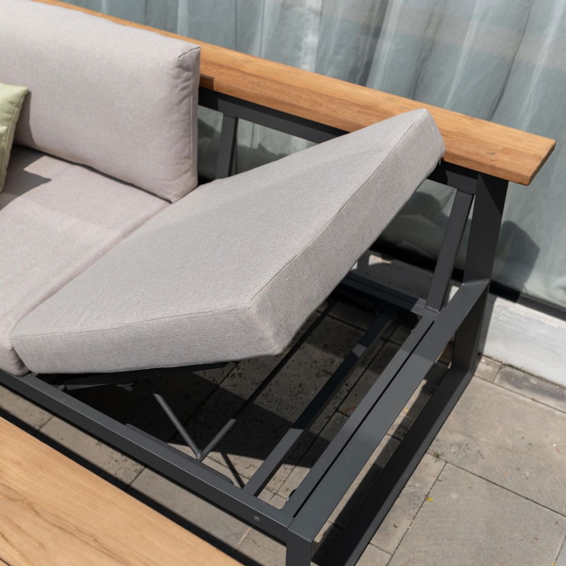LifestyleGarden Palau Gartenmöbel-Set L (6 Plätze) Tisch 216x99cm