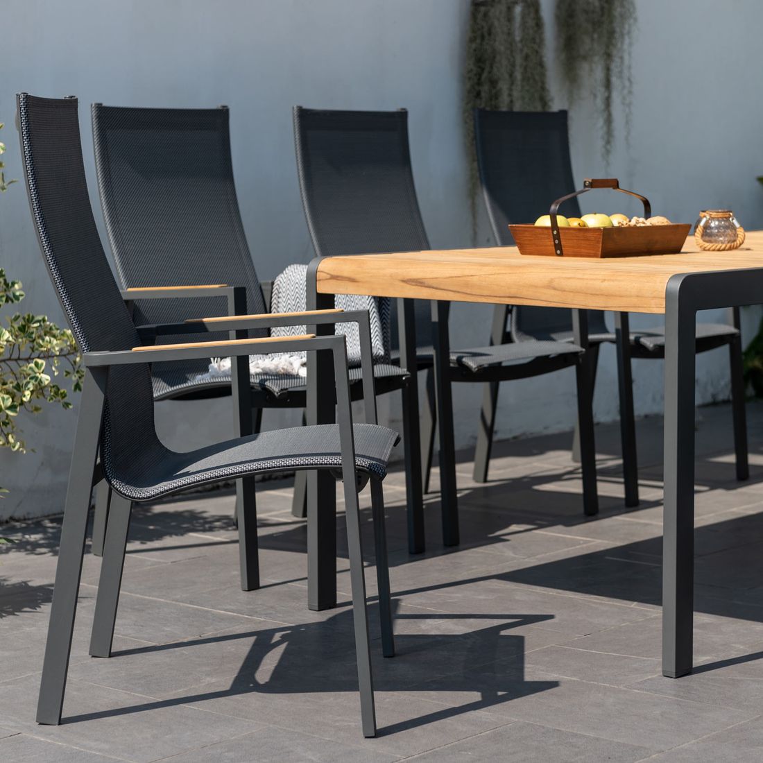 LifestyleGarden Palau Gartenmöbel-Set XL (8 Plätze) Tisch 221x95cm