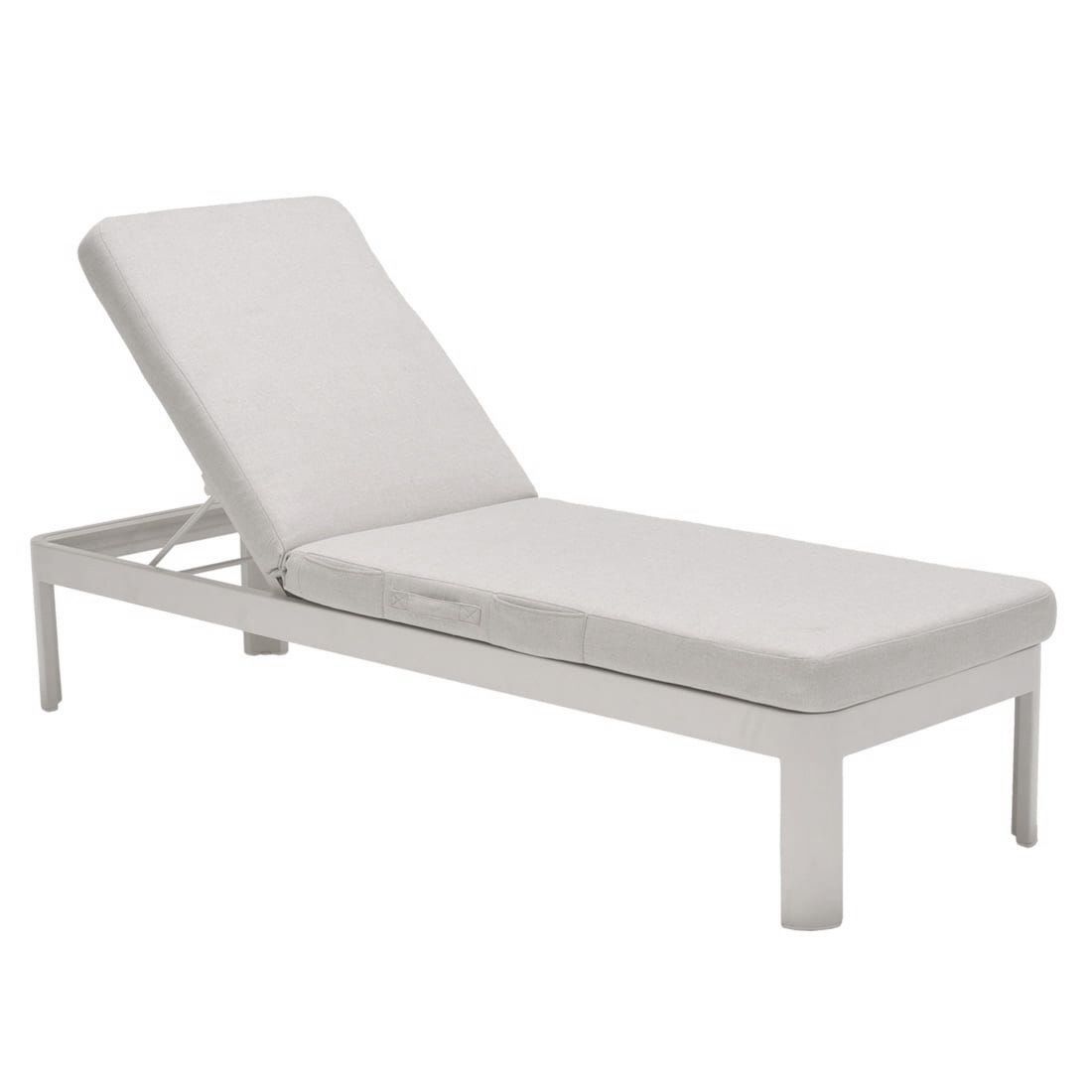 LifestyleGarden Portals Gartenliege Aluminium/Olefin Tisch 72x72cm