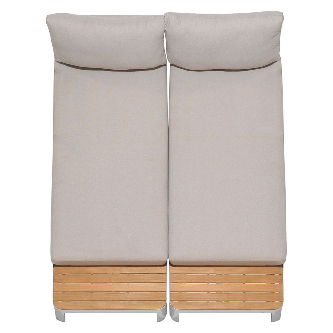 LifestyleGarden Portals Ecklounge 4tlg Aluminium/Teak/Olefin