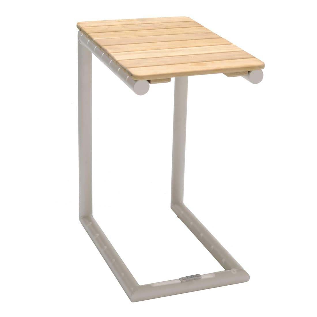 LifestyleGarden Portals Gartensofa inkl. Beistelltisch Aluminium/Teak/Olefin