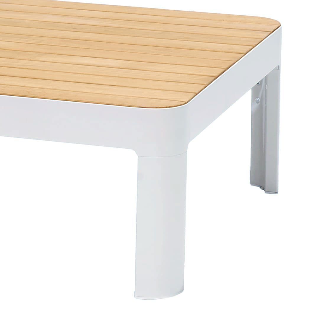 LifestyleGarden Portals Loungetisch 72x72cm Aluminium/Teak