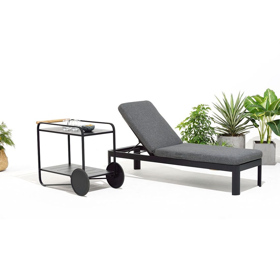 LifestyleGarden Portals Servierwagen Aluminium