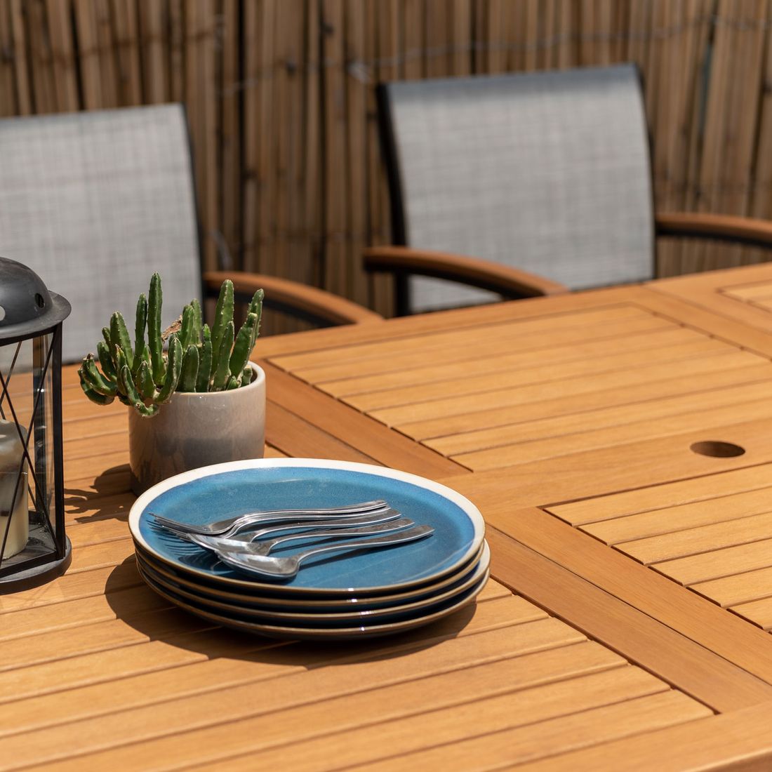 LifestyleGarden Ragusa Gartenmöbel-Set L (6 Plätze) Tisch 180/240x100cm
