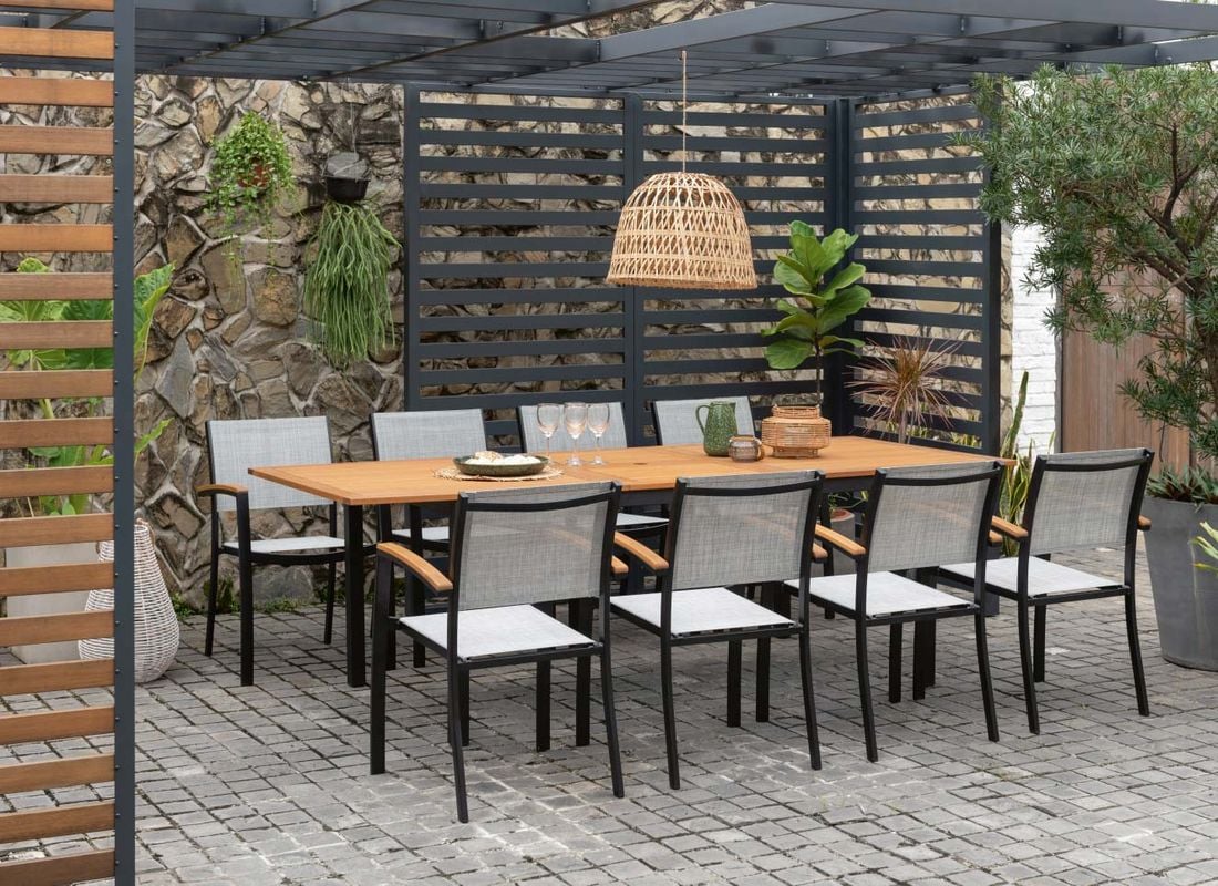 LifestyleGarden Ragusa Stapelsessel Aluminium/Textilene