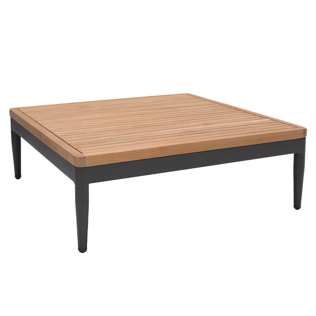 LifestyleGarden Topaz Loungetisch 73x73cm Aluminium/Teak