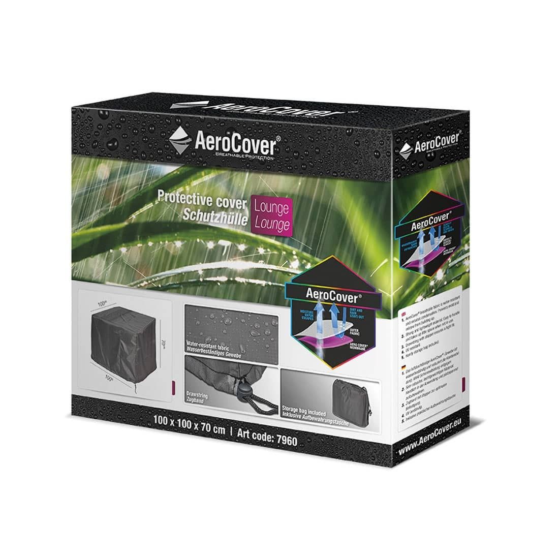 AeroCover Schutzhülle für Loungesessel 100x100x70cm Polyester