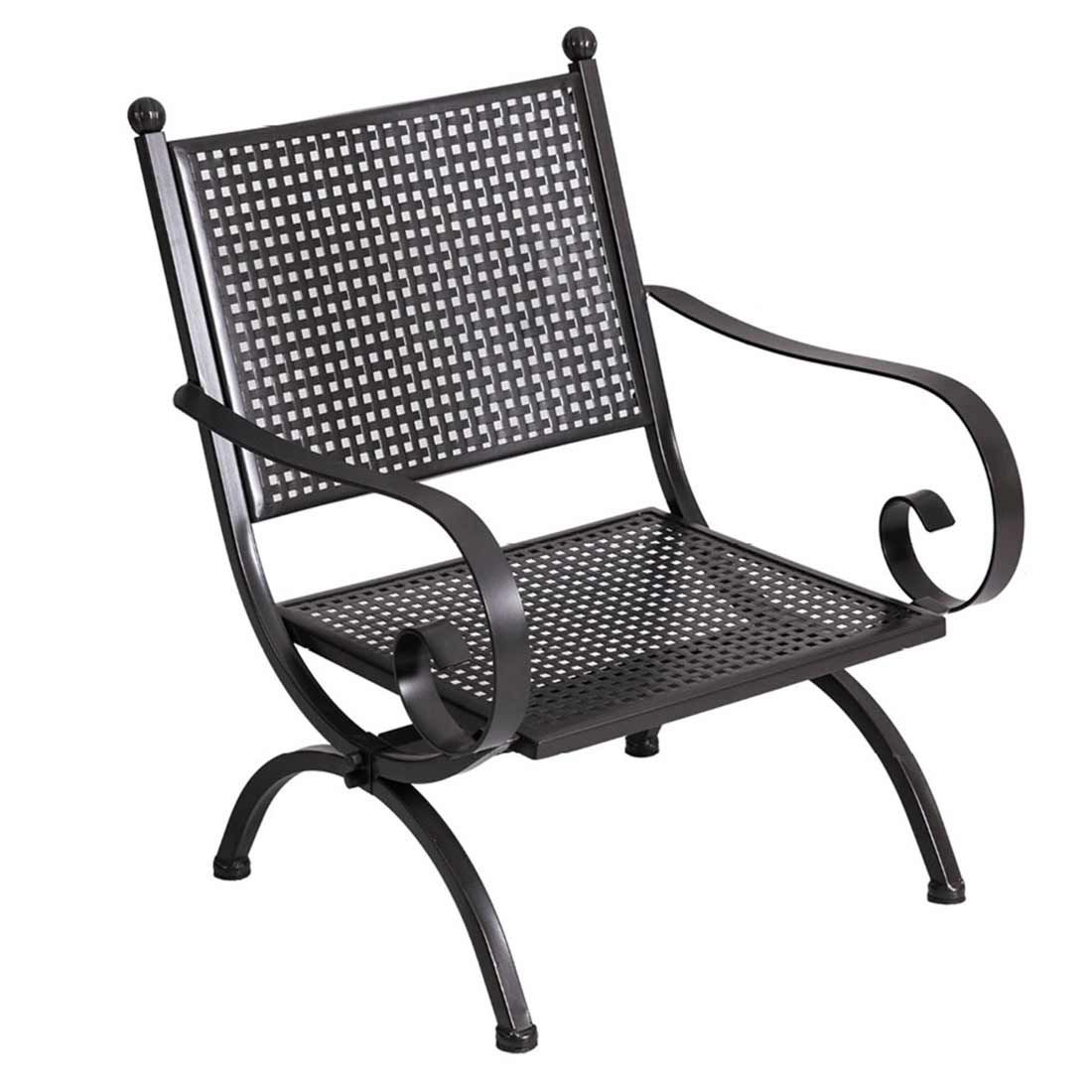 MBM Romeo Gartenmöbel-Set 3-teilig Schmiedeeisen