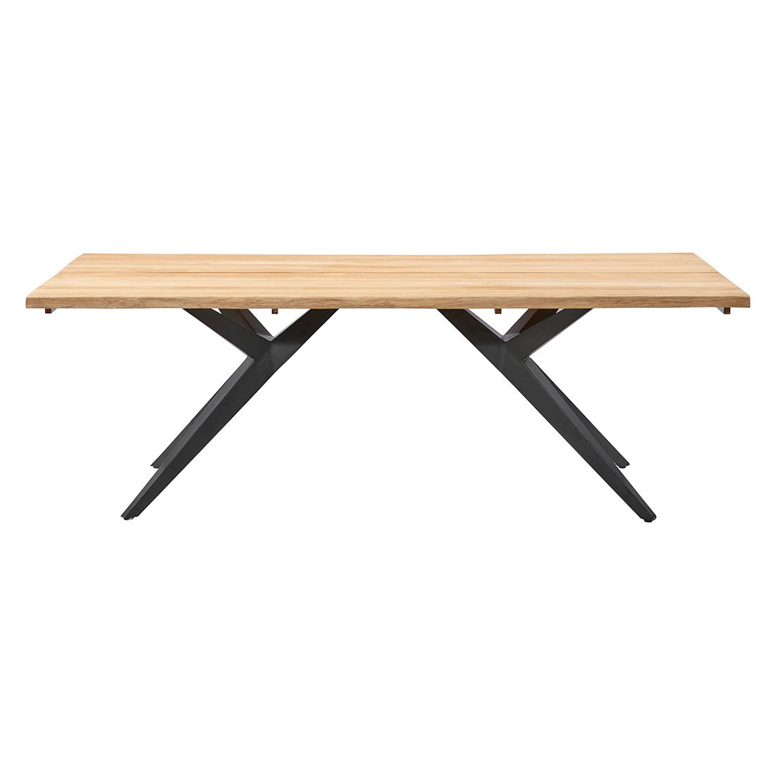 Musterring Holland Gartentisch 280x95cm Edelstahl/Teak