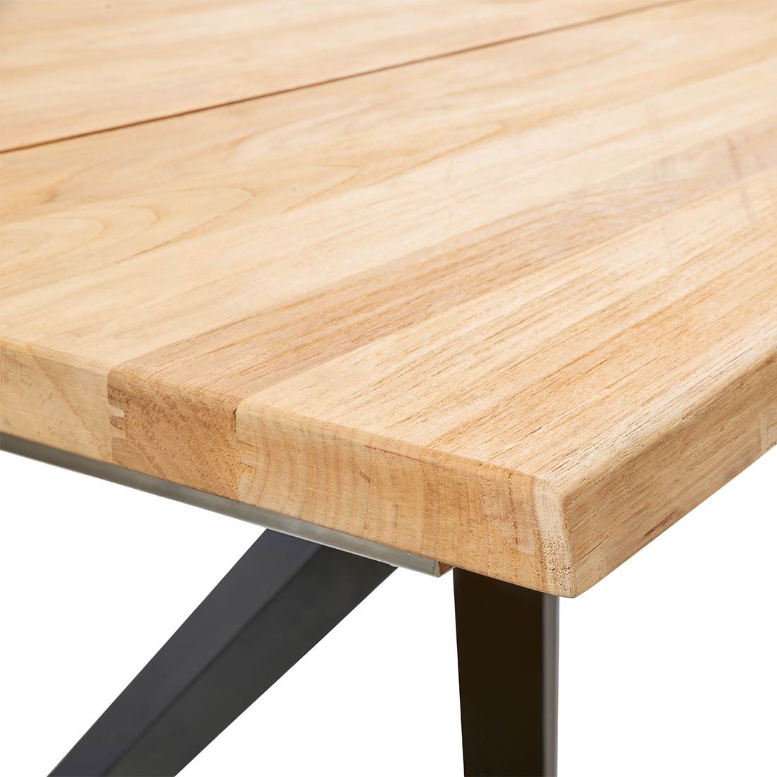 Musterring Holland Gartentisch 280x95cm Edelstahl/Teak