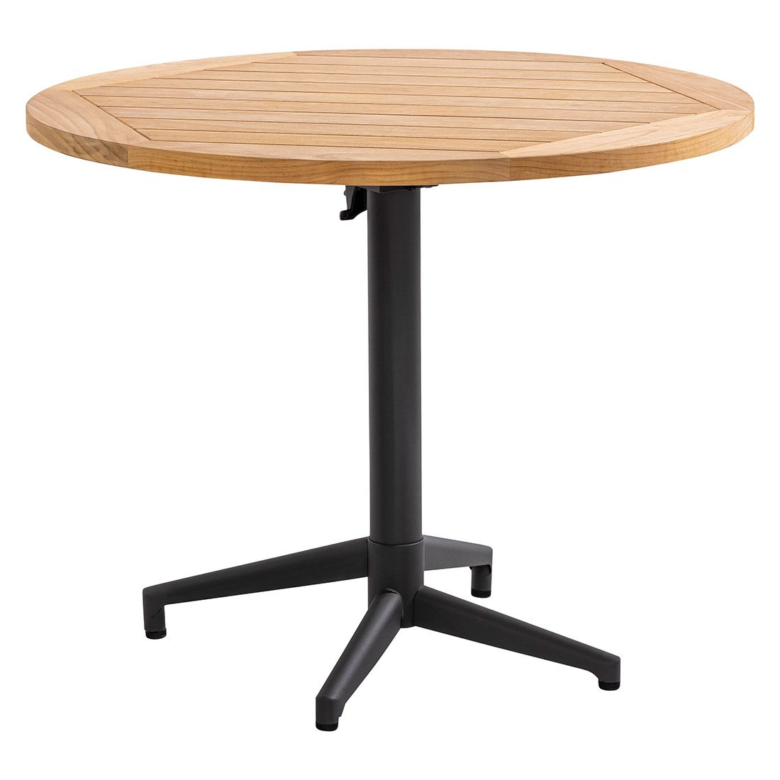 Musterring Italien Gartentisch Ø95cm Edelstahl/Teak