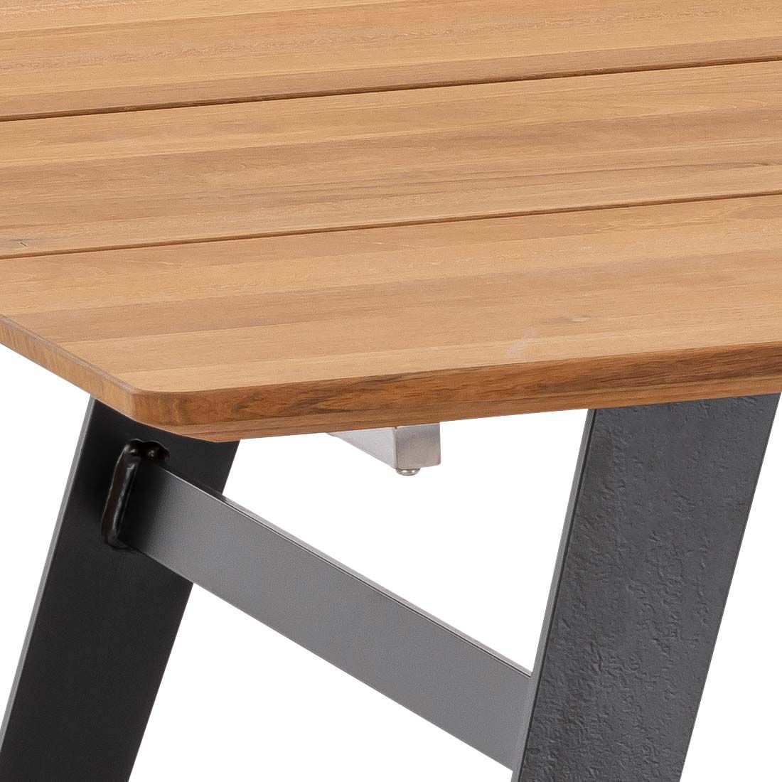 Musterring Portugal Gartentisch 160x95cm Stahl/Teak