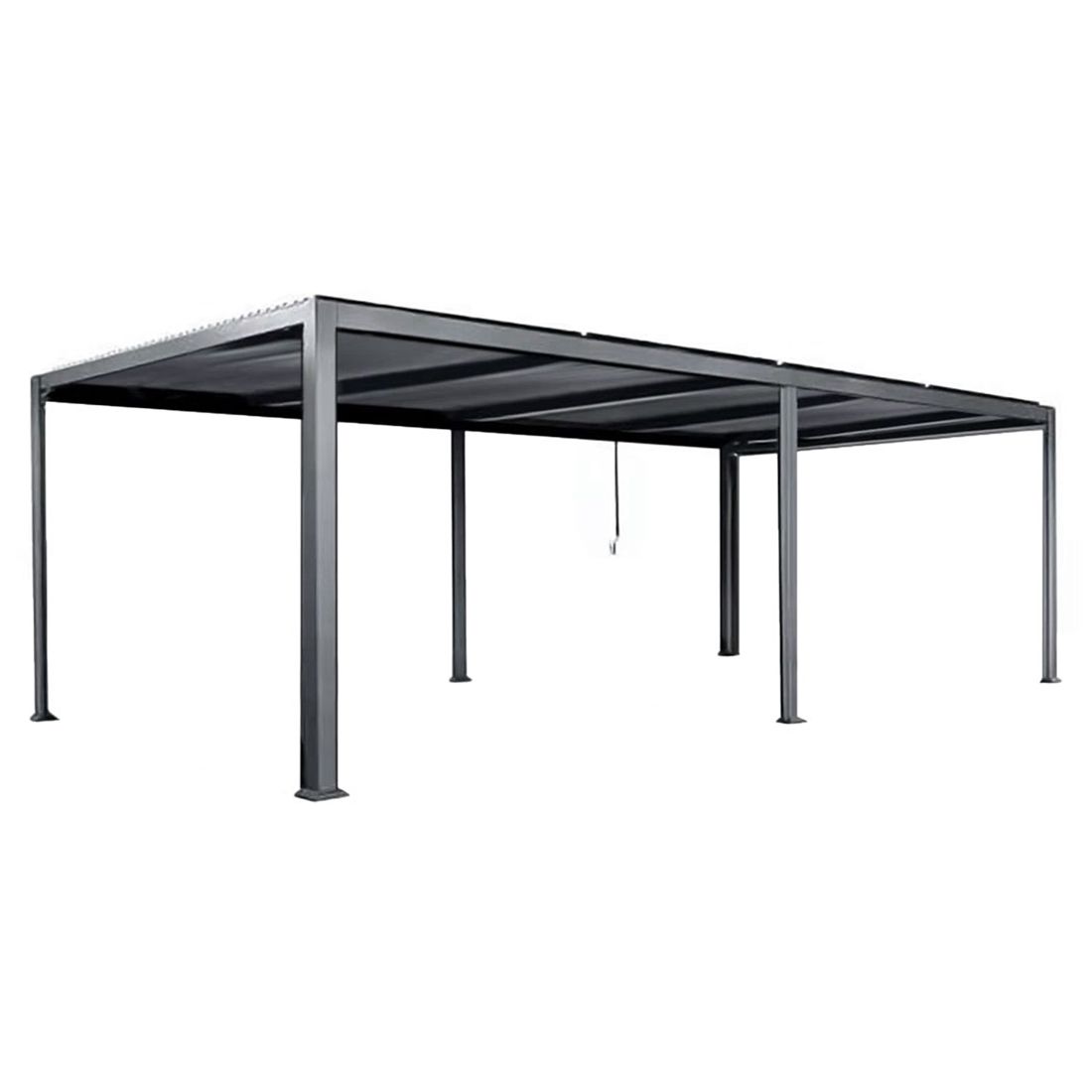 MWH Kiosko XXL Gartenpergola 720cm+Seitenteile 330+340cm