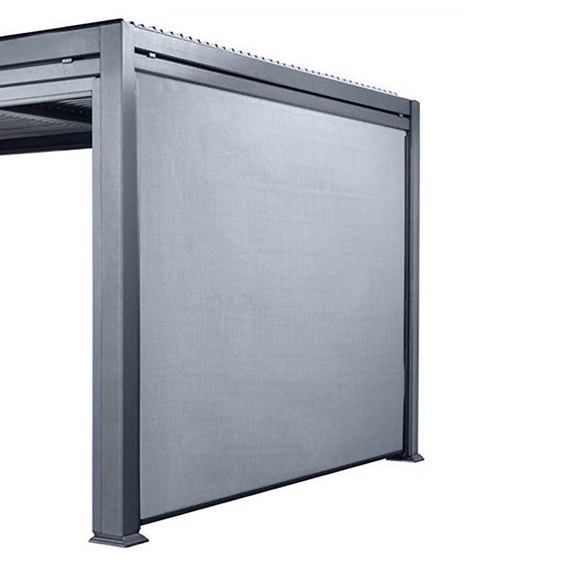 MWH Kiosko XXL Gartenpergola 720cm+Seitenteile 330+340cm