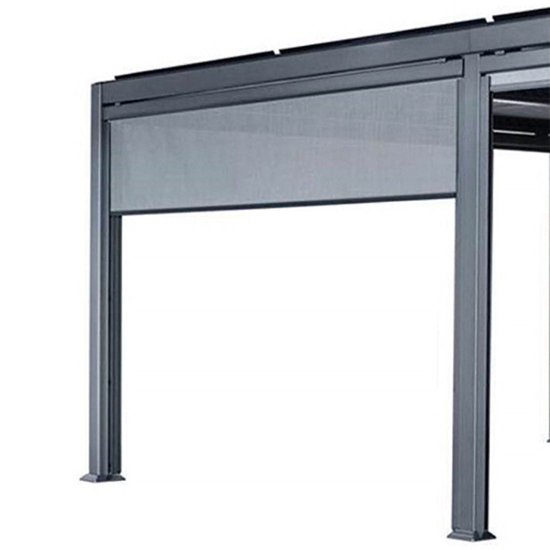 MWH Kiosko XXL Gartenpergola 720cm+Seitenteile 330+340cm