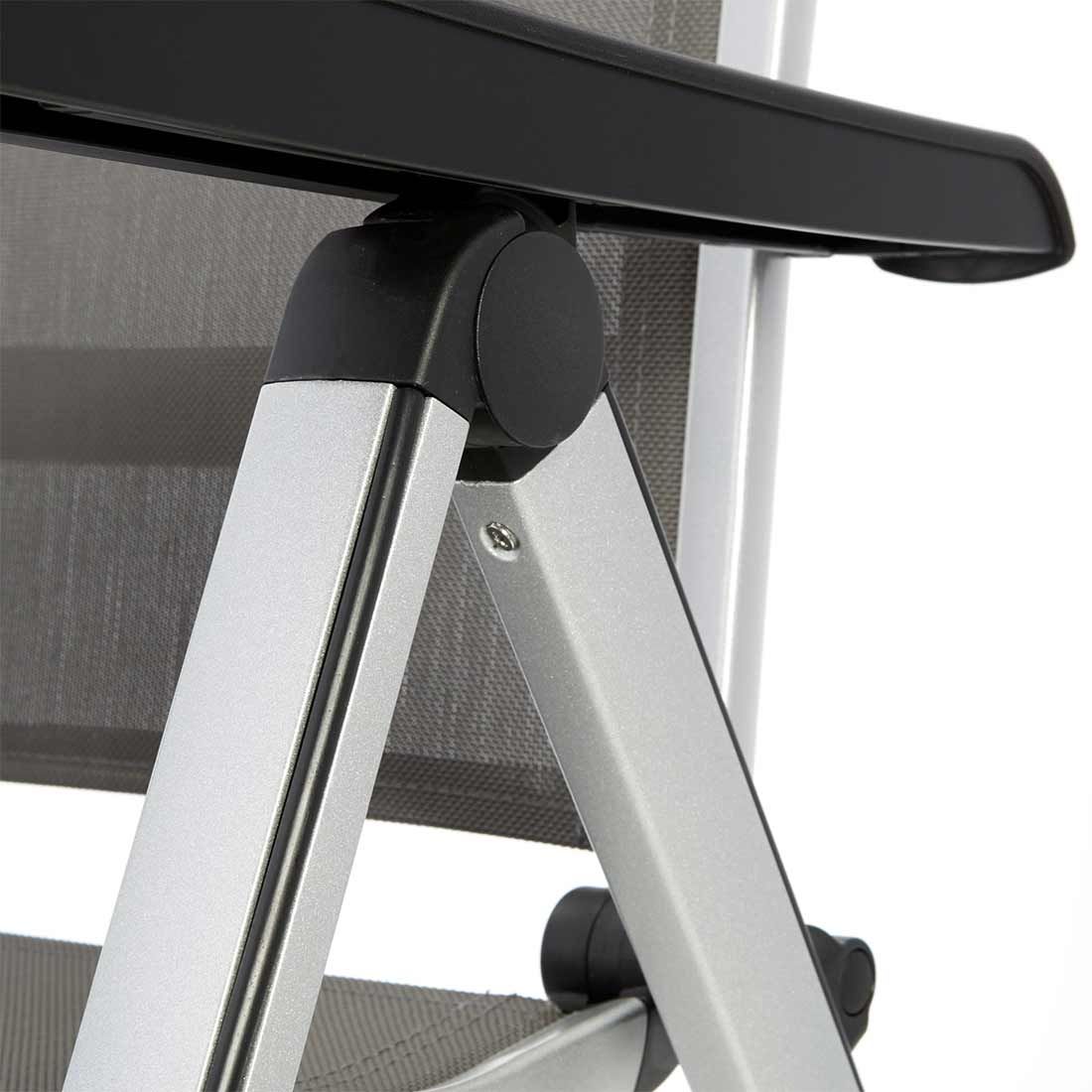 MWH Elements Klappsessel Aluminium/Textilene