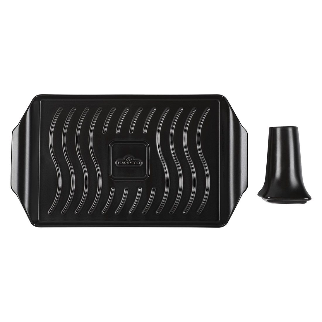Napoleon Keramische Grillplatte 43x25cm mit Geflügelaufsatz