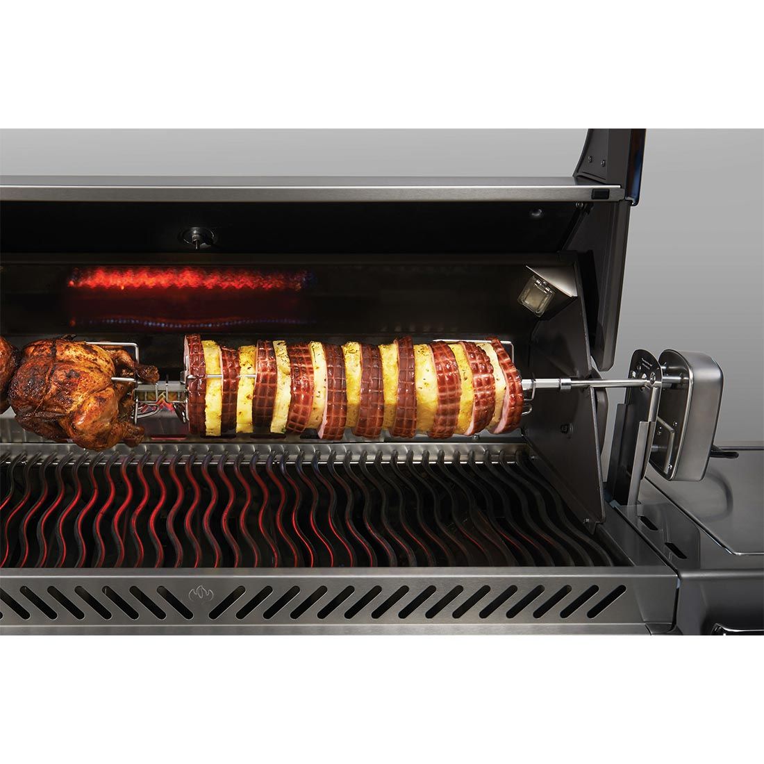 Napoleon Prestige Pro 500 Einbaugasgrill inkl. Drehspieß