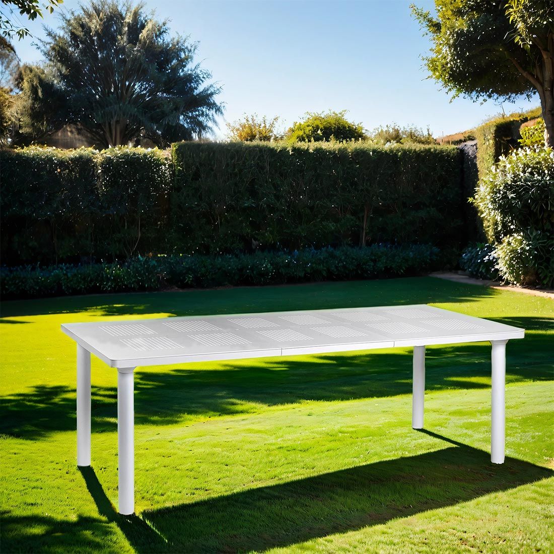Nardi Libeccio Ausziehtisch 160/220x100 cm Aluminium/Kunststoff