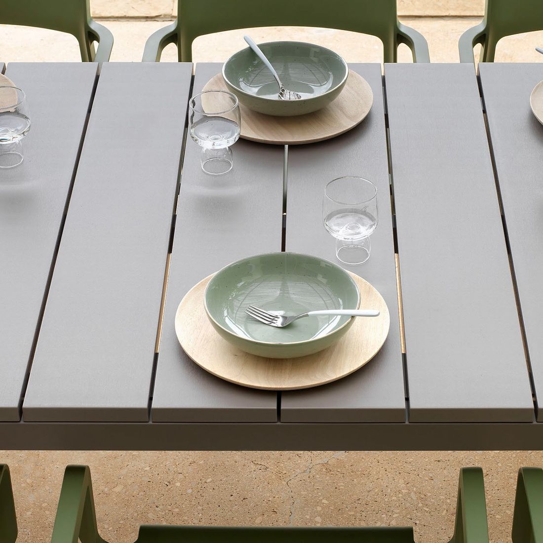 Nardi Rio Ausziehtisch 210/280x100cm Aluminium/Kunststoff