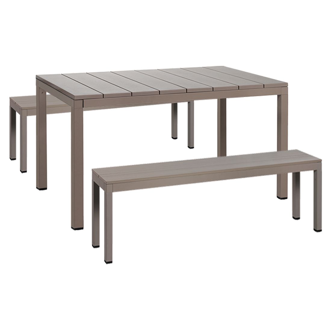 Nardi Rio Gartenmöbel-Set L (6 Plätze) Tisch 210/280x100cm