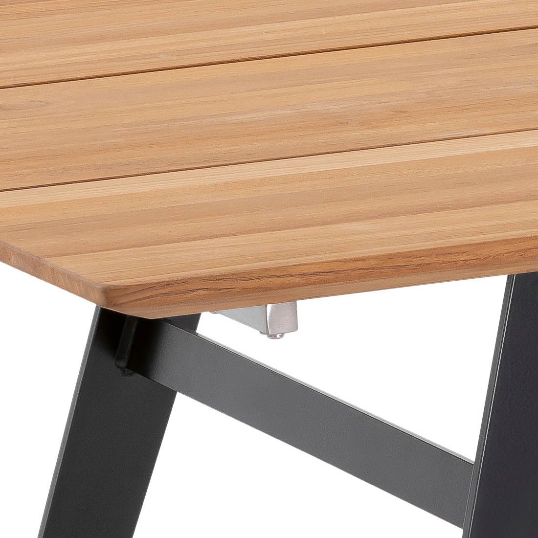 Niehoff Elba Gartentisch Stahl/Teak
