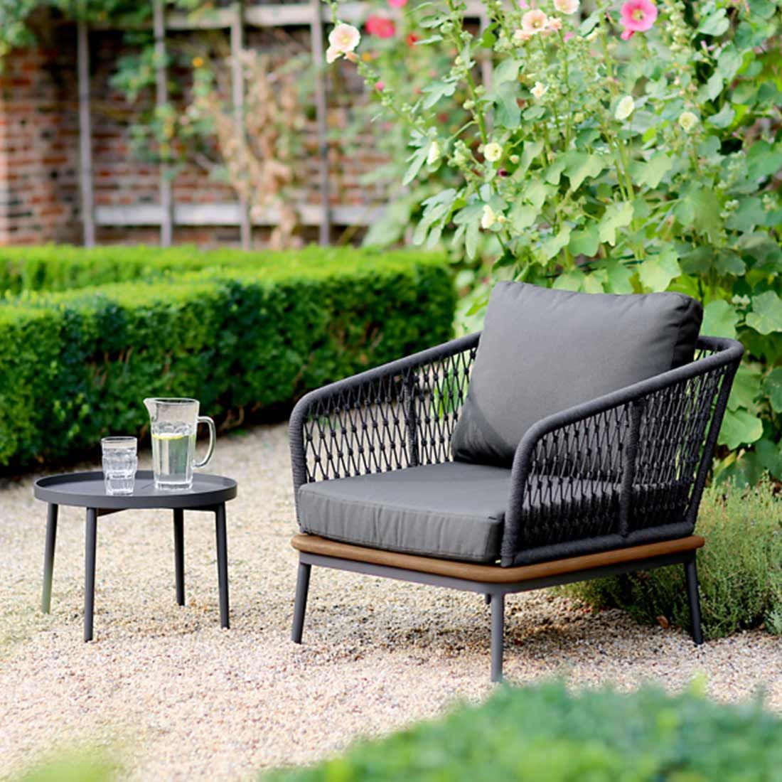 Niehoff Freeport Loungesessel Aluminium/Rope/Olefin