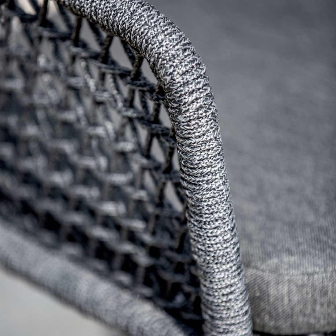 Niehoff Kubu Gartensessel Aluminium/Rope/Olefin