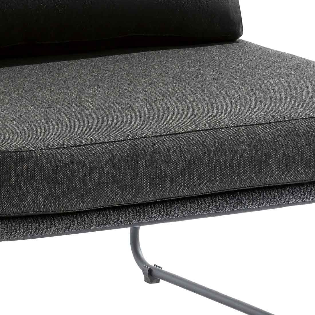 Niehoff Kubu Eck-/Endmodul Aluminium/Rope/Olefin