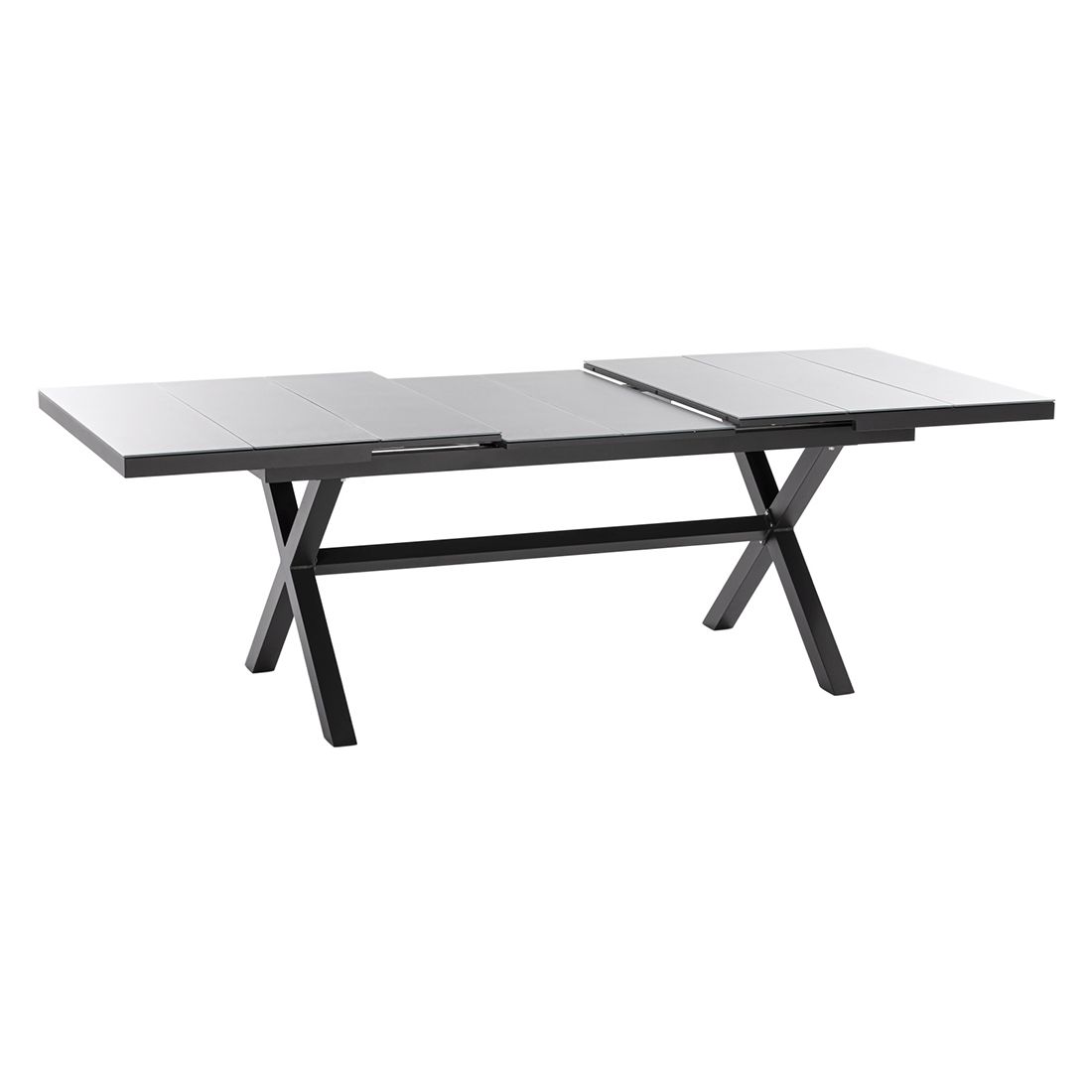 Niehoff Nalvo Ausziehtisch 180/240x100cm Aluminium/Glas