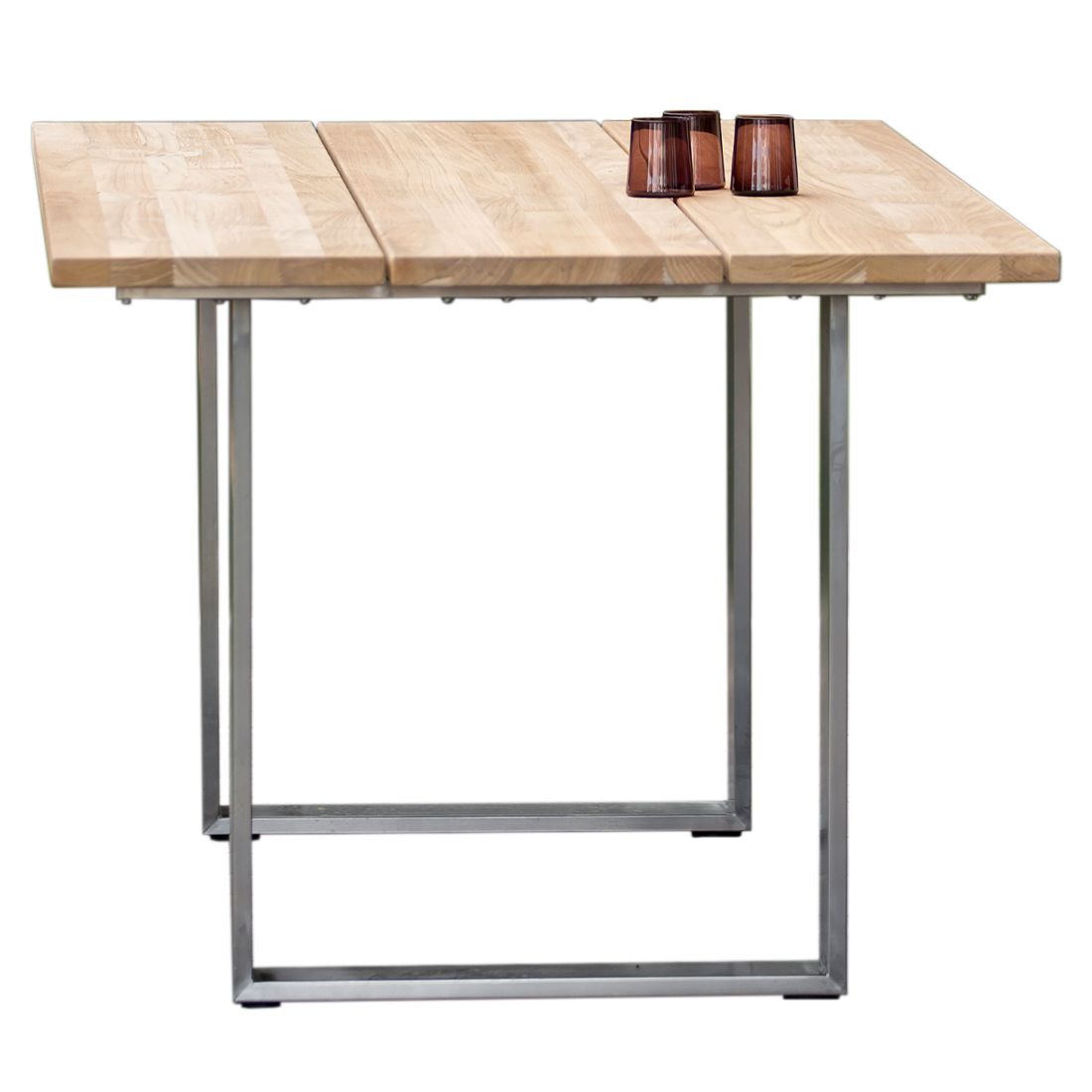 Niehoff Noah Gartentisch 180x95cm Edelstahl/Teak