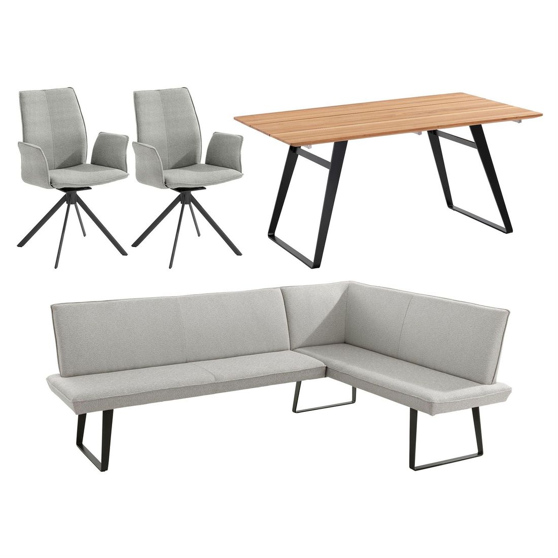 Niehoff Portofino Gartenmöbel-Set M (5 Plätze) Tisch 160x95cm