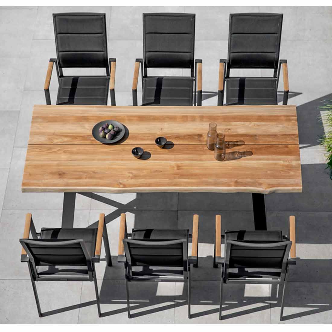 Niehoff Revent Gartenmöbelset 7-tlg. mit Tisch 200x95cm