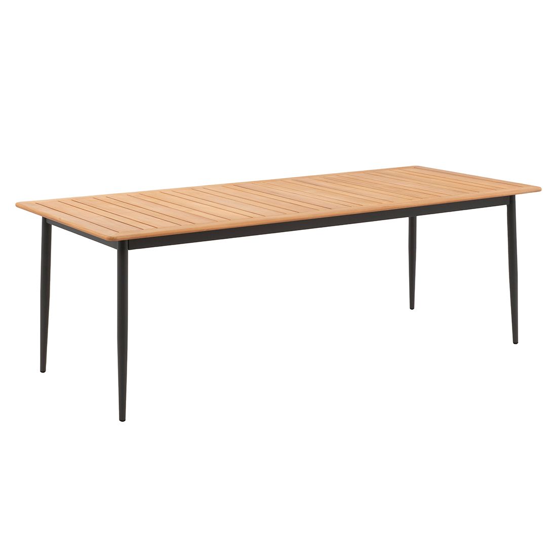 Interliving 7001 Gartentisch 220x95cm Aluminium/Teak