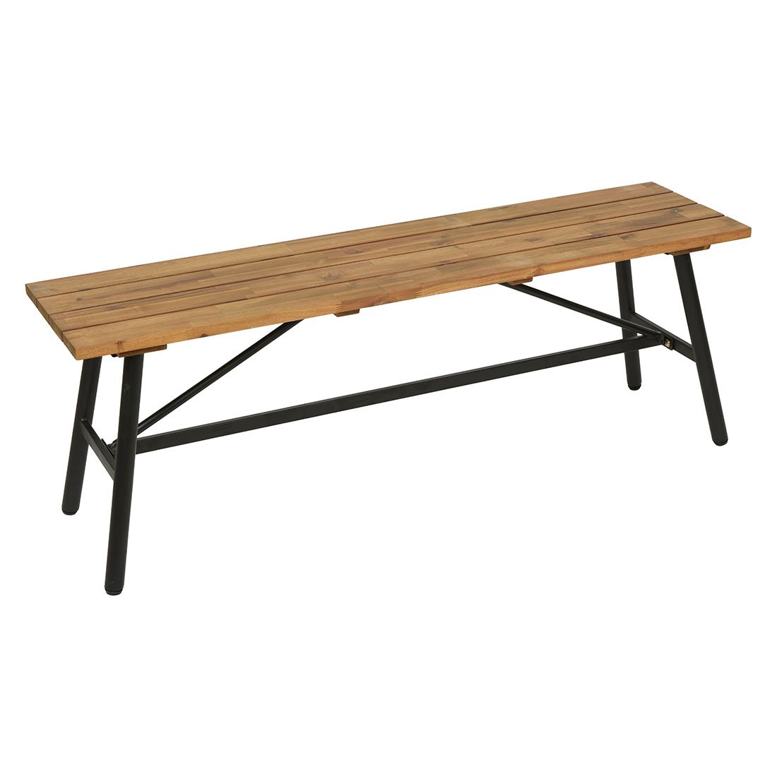 Outdoor Living Poznan Gartenmöbel-Set Tisch 160x83,5cm Eisen/Akazie
